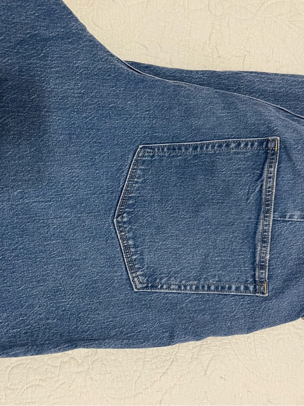 J. Crew Women’s Wide Cropped Leg Denim Jeans in Medium Blue-Size 31